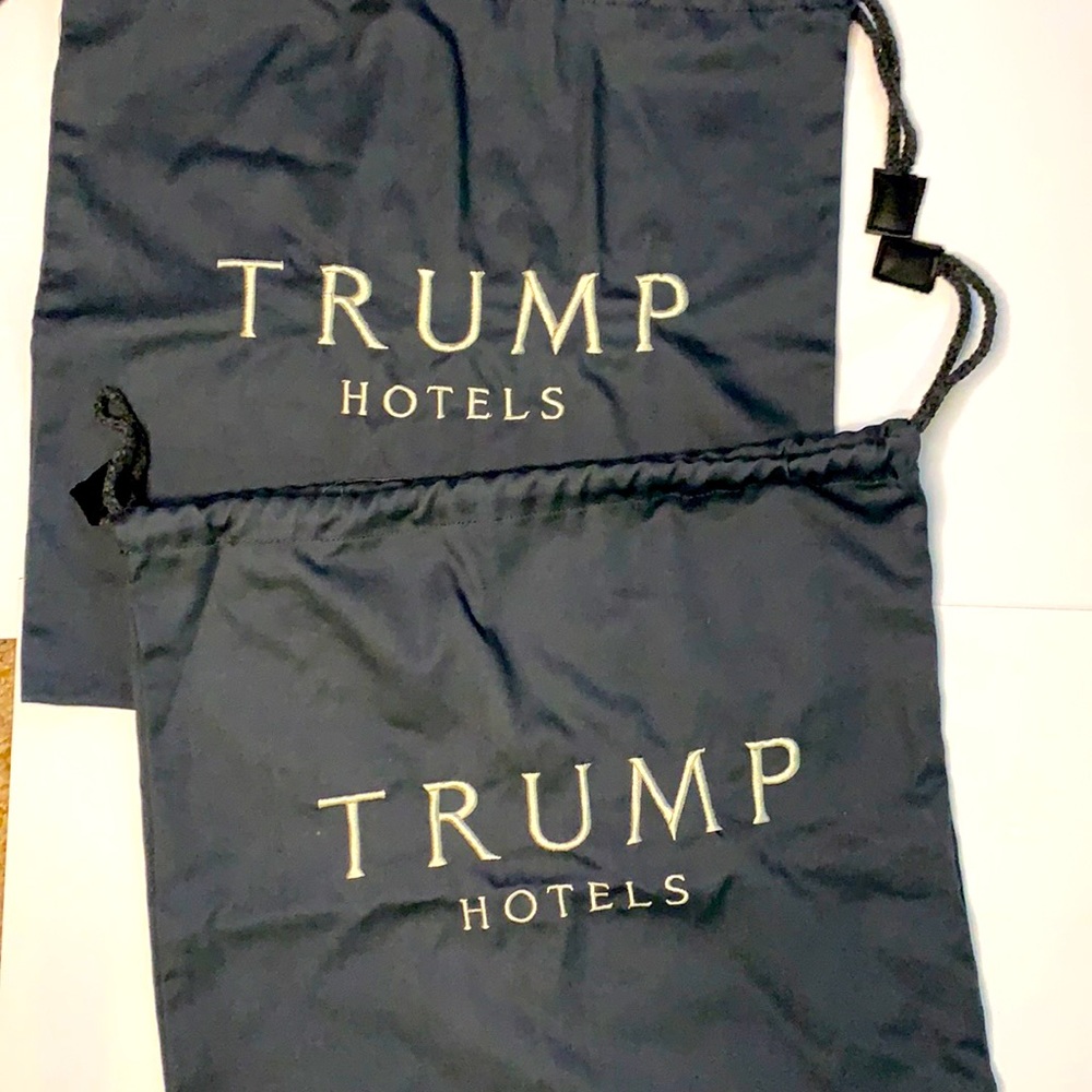 2 Trump Hotel Dust Bags